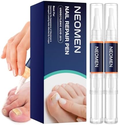 Neomen Nail Renewal Pen for Discolored, Damaged Nails – Toenails & Fingernails, 2 Count
